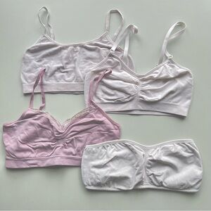 Women's Intimates and Sleepwear Set White and Pink